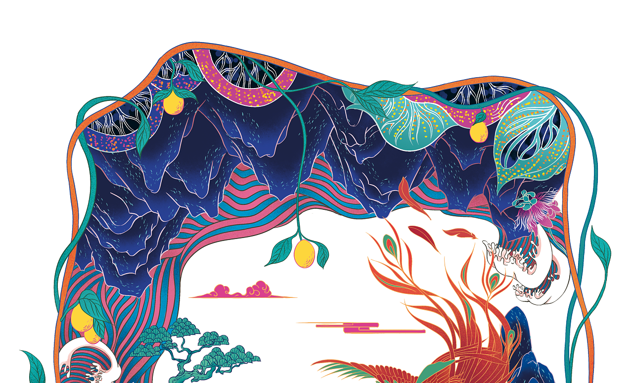 百香果插图商稿