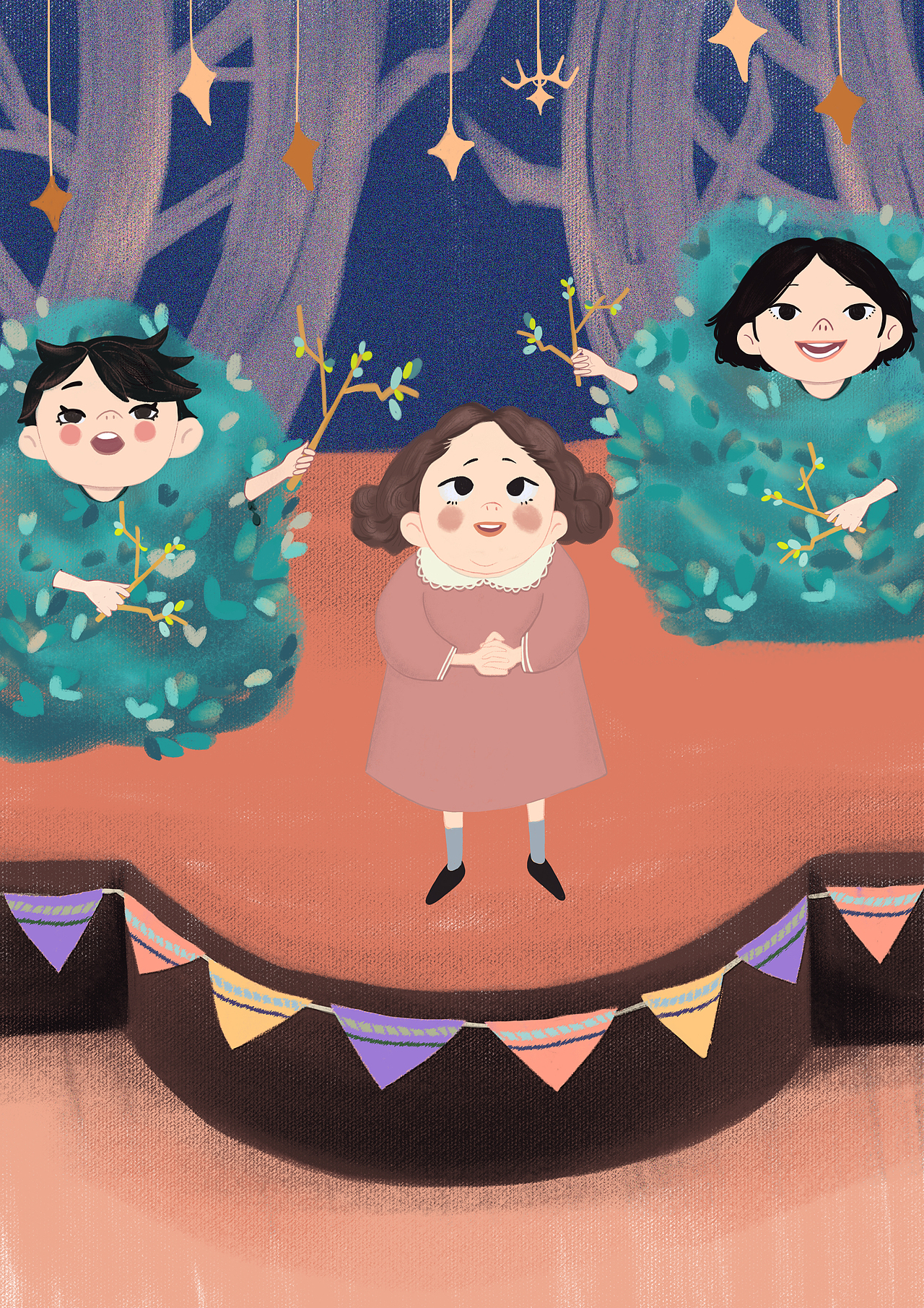 丽兹的舞台剧|插画|儿童插画|kk阔_原创作品-站酷zcool