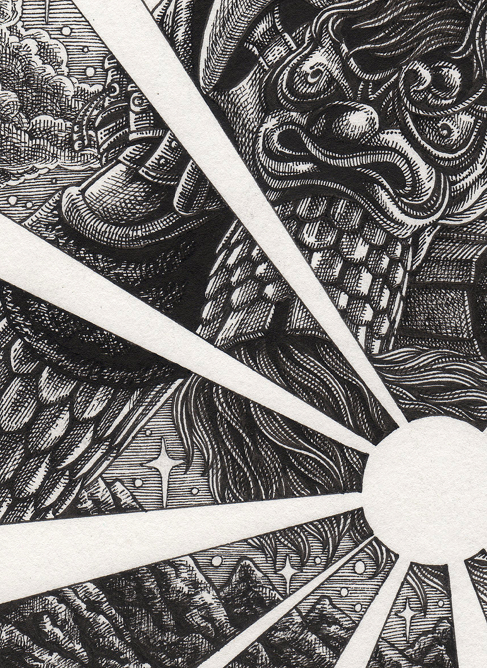 《大圣归来》手绘封面 过程详解（图ZMzg1NzY3OTI=） - 商业插画 - 站酷设计师傅淳强画者之旅原创素材 - 站酷ZCOOL