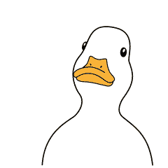 大笑的鸭子表情包图片