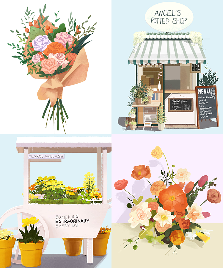 画就对了优秀插画练习来啦,选出你最喜欢的TA吧!