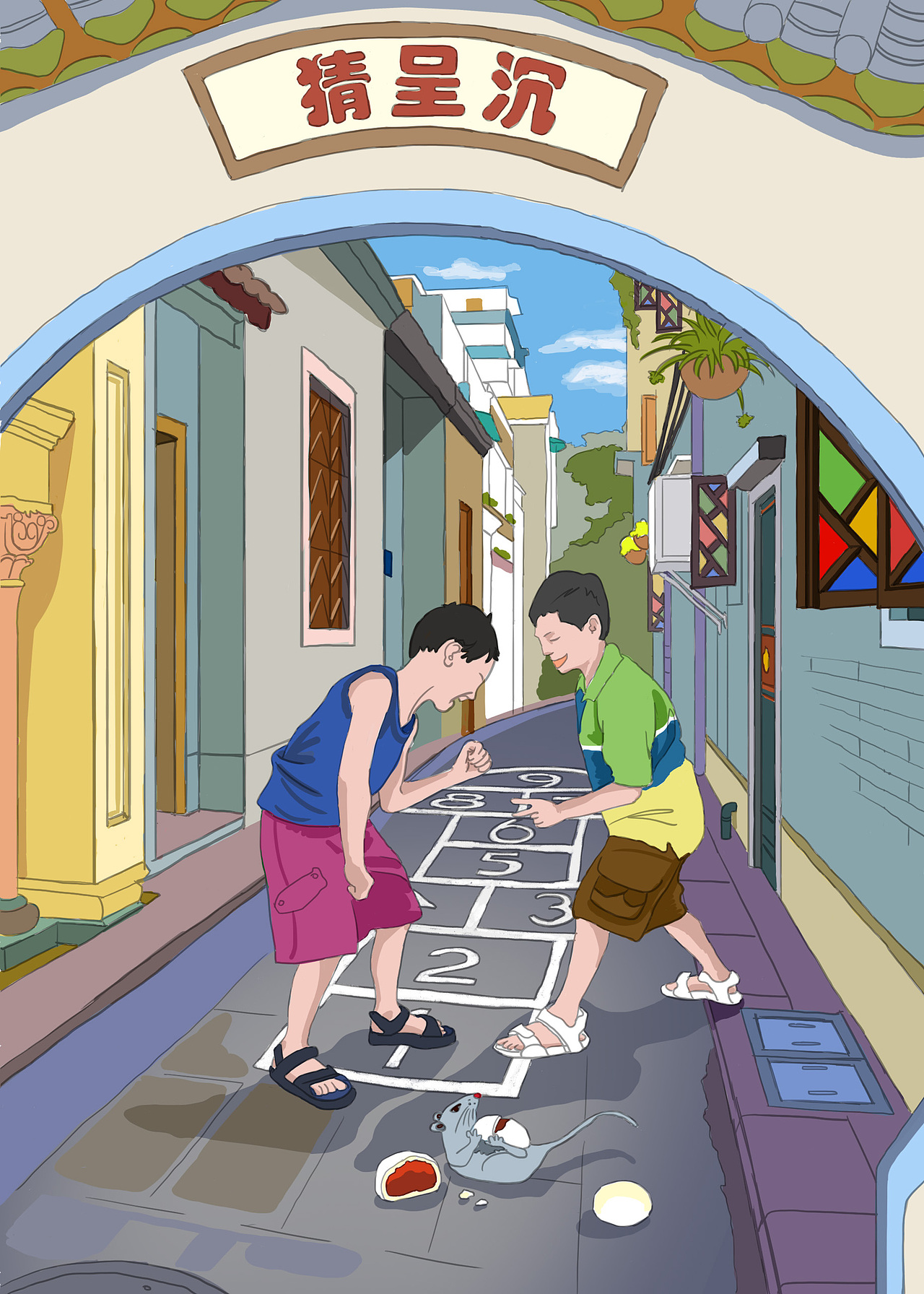 《廣童谣》（图ZMTM4ODk2NjA=） - 工艺品设计 - 站酷设计师肥鸽原创素材 - 站酷ZCOOL