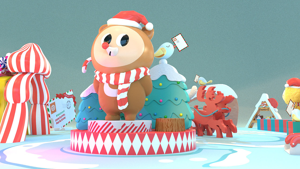 糖果奇遇记圣诞静态展（图ZMTQ0NjAxNDI4） - 品牌 - 站酷设计师三寻文化原创素材 - 站酷ZCOOL