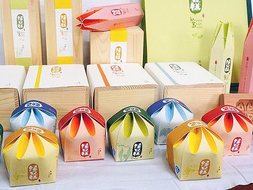 绿豆糕糕点包装手工包装设计