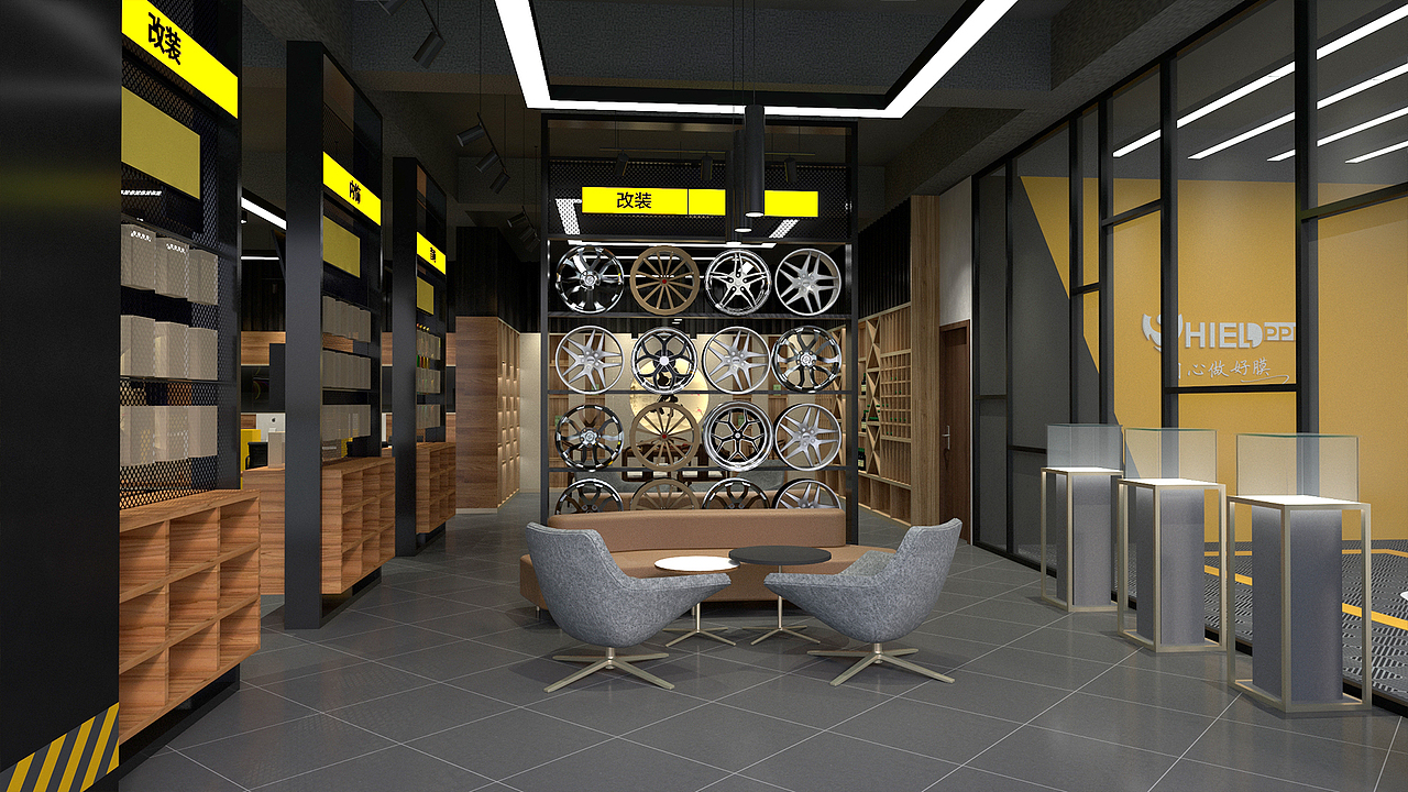 门店视觉装饰图