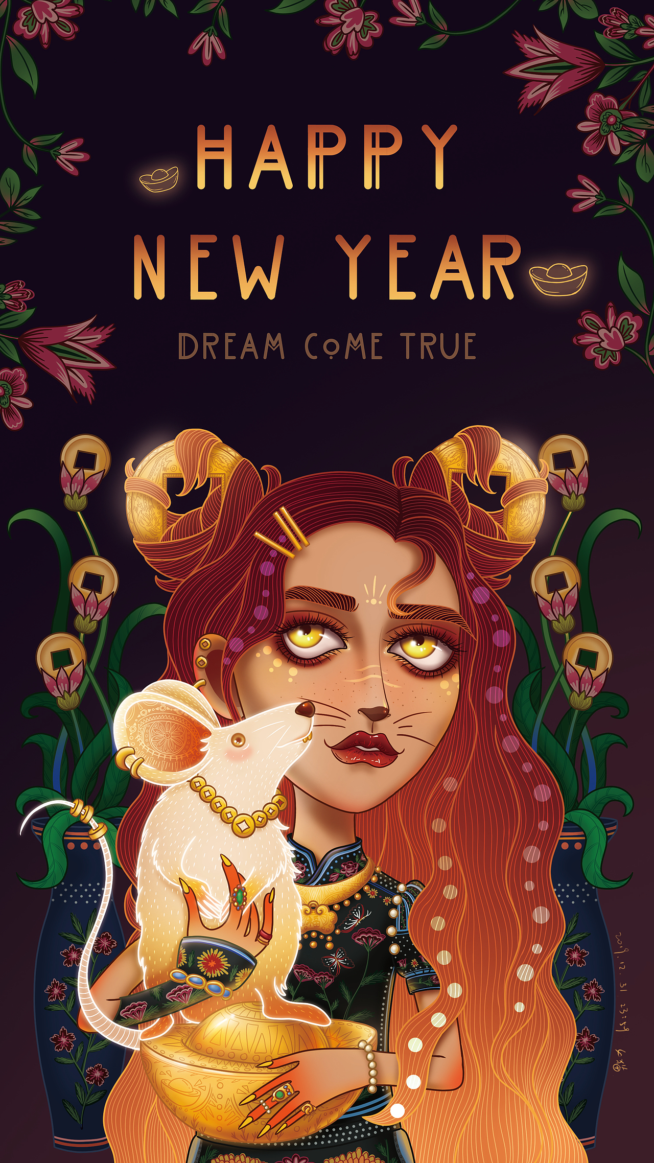 * 2020新年快乐（图ZMTkyMzIyMzY4） - 概念设定 - 站酷设计师插画师JOZY原创素材 - 站酷ZCOOL