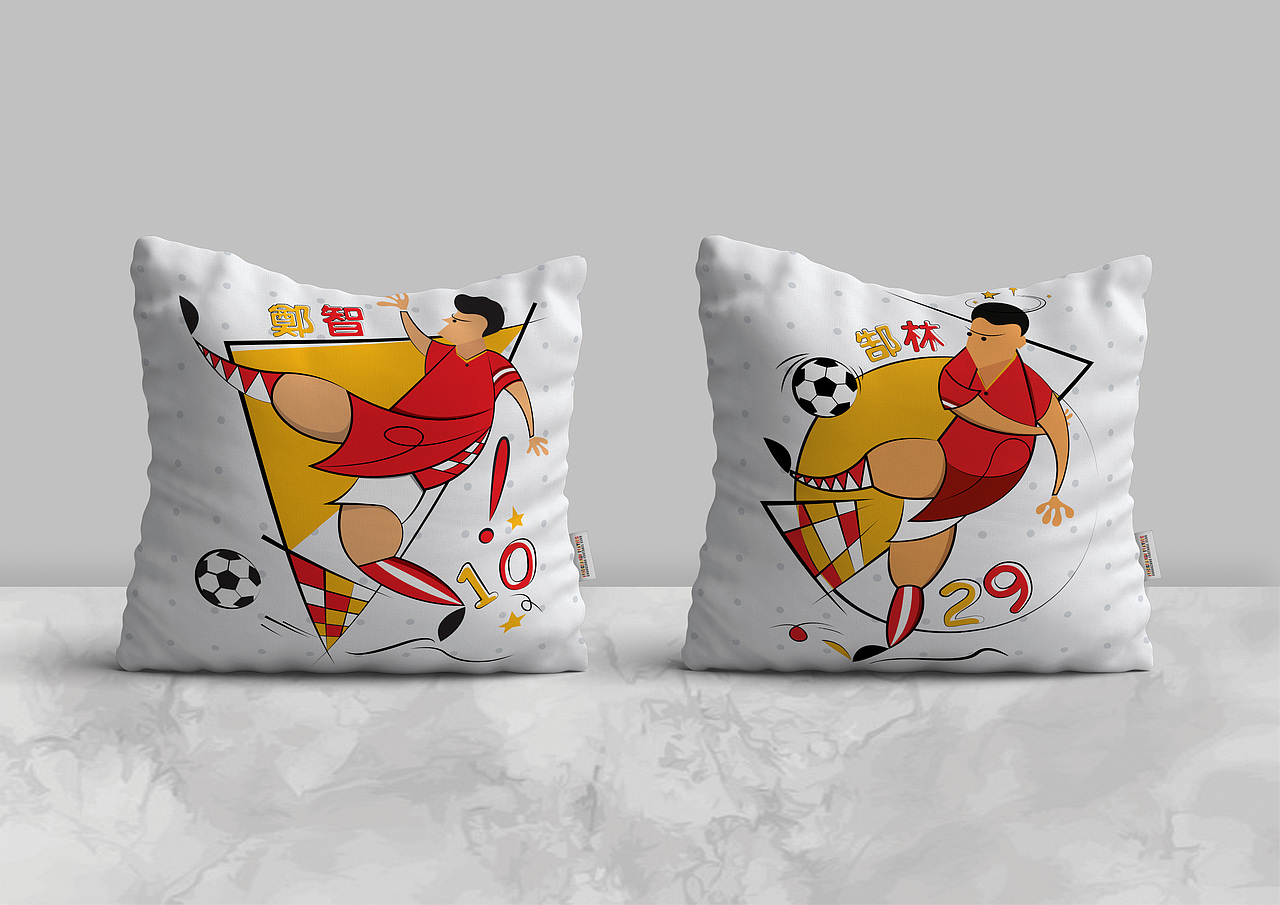 恒大球員形象設計 | Evergrande Players Design（图ZODMwOTcyMjg=） - 图案 - 站酷设计师赖灿伟LAI_CANWEI原创素材 - 站酷ZCOOL