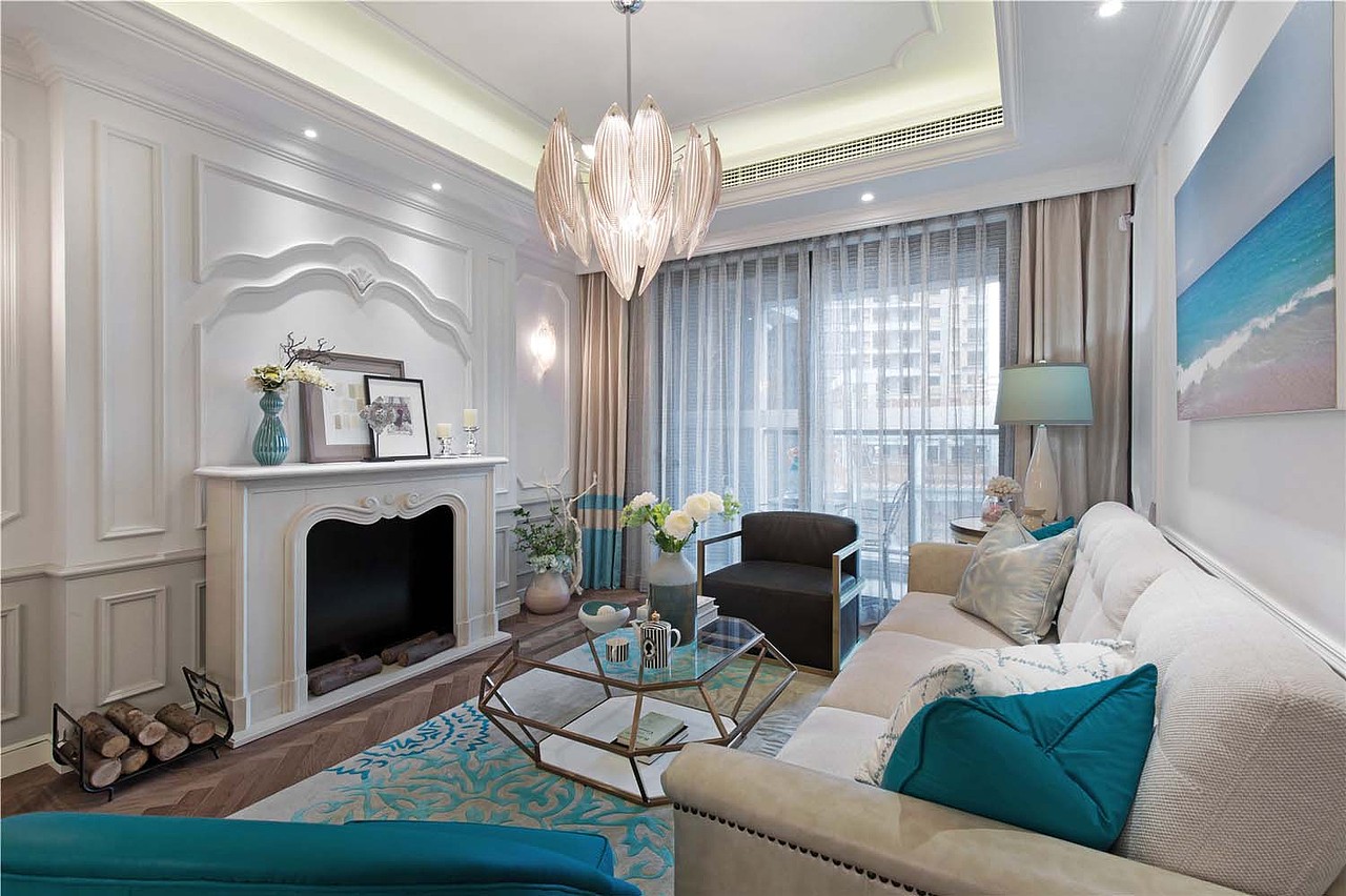 沈阳宜家装饰浦江御景湾130平北欧风格装修效果图（图ZMTY3ODQyMDU2） - 家装设计 - 站酷设计师方林装饰集团原创素材 - 站酷ZCOOL