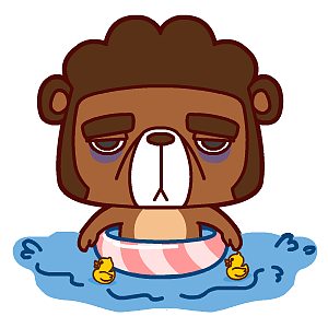 疲倦熊——翔通动漫原创表情