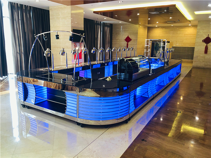 酒店折叠移动布菲台设备制作 大理石布菲台 自助取餐台（图ZMTg0MDA0MzY0） - 生活用品 - 站酷设计师自助餐台布菲车原创素材 - 站酷ZCOOL