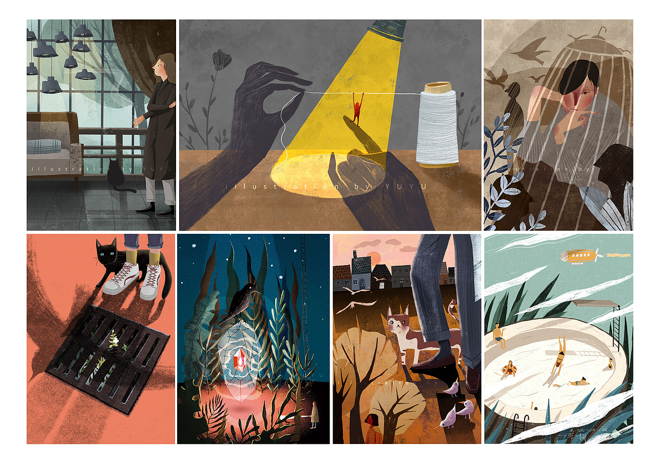 自由职业插画师与鱼YUYU作品集更新（图ZMjE2MDUxNTg0） - 商业插画 - 站酷设计师与鱼Yuyu原创素材 - 站酷ZCOOL