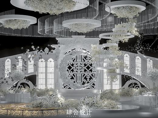 婚礼3D效果图灯光动画