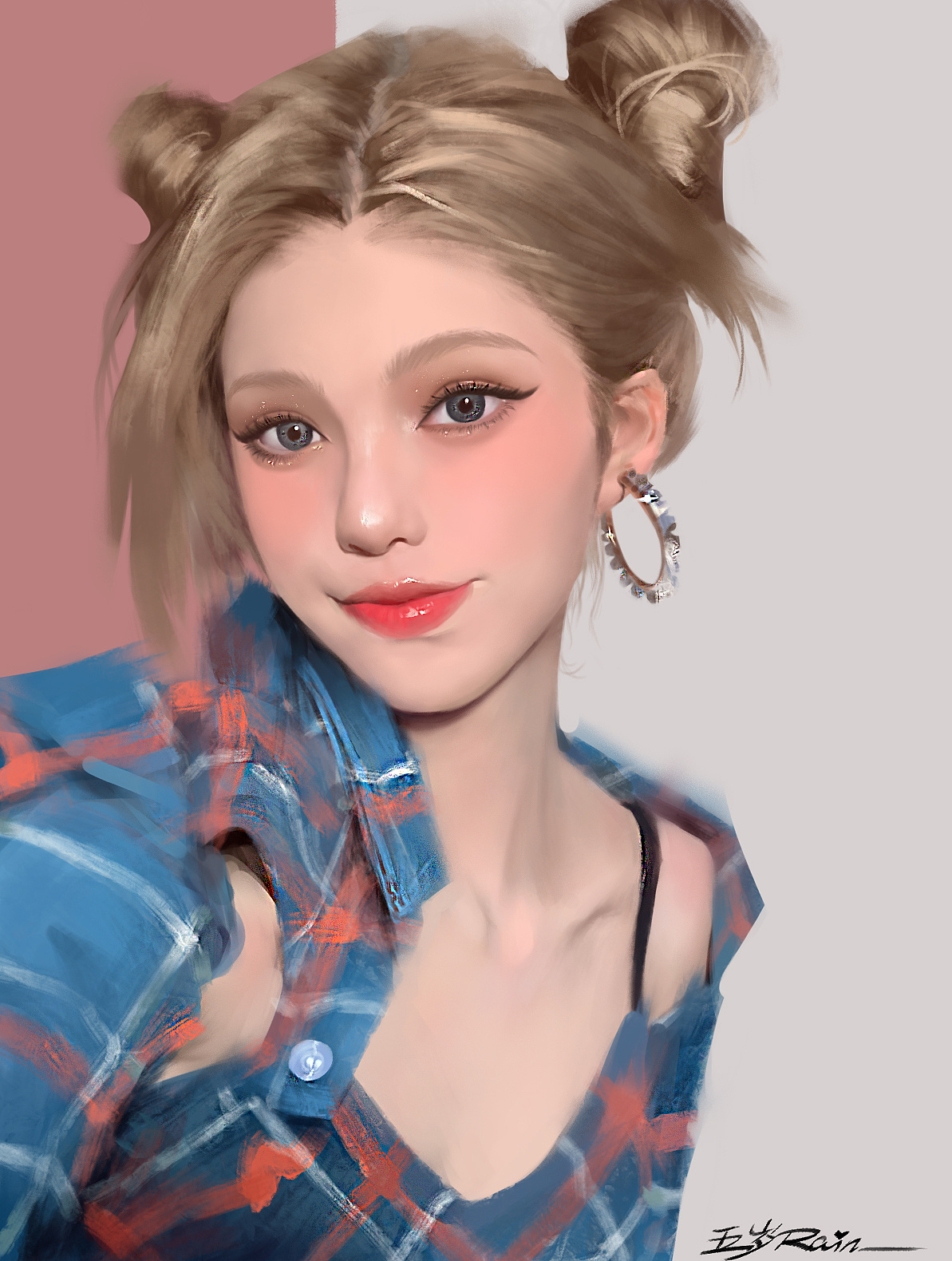 《她》|插画|创作习作|辛五岁 - 原创作品 - 站酷 (zcool)