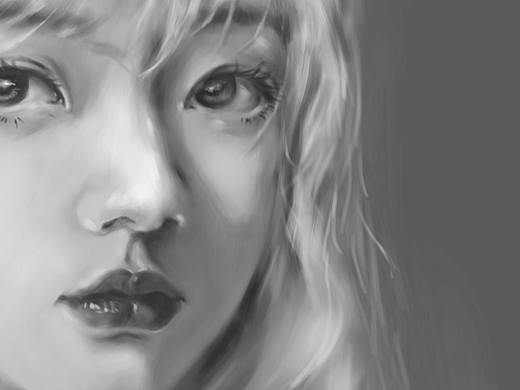 厚涂 黑白稿 练习