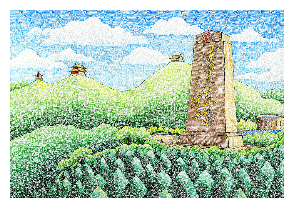 手绘济南插画4（图ZMjc4MTg1MDI0） - 商业插画 - 站酷设计师祥云画派原创素材 - 站酷ZCOOL