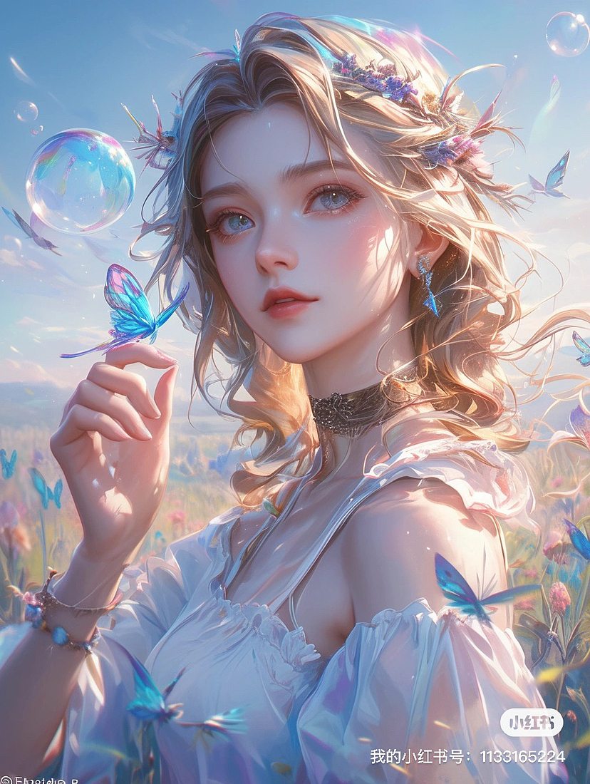 AI绘图｜梦幻女性角色（图ZMzYzNzMzMTAw） - AI作品 - 站酷设计师enya77原创素材 - 站酷ZCOOL