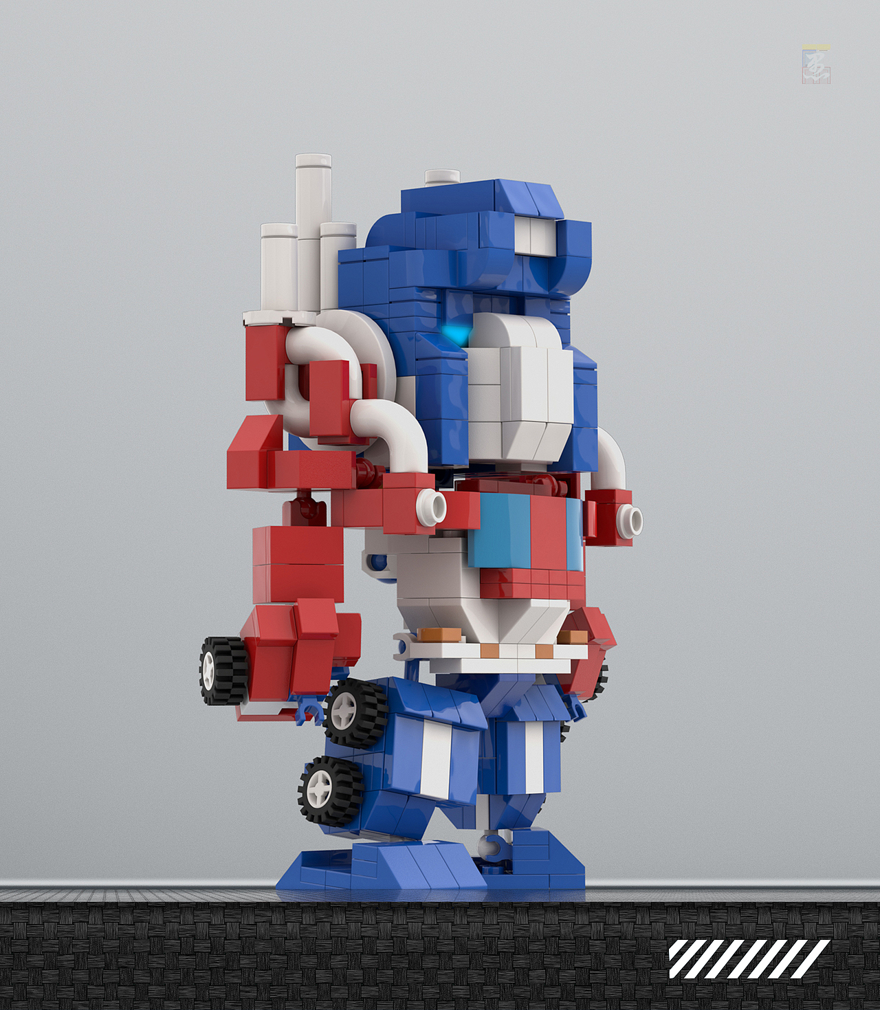 变形金刚擎天柱积木设计（图ZMjk1MTA0Mzky） - 玩具 - 站酷设计师KINYU61原创素材 - 站酷ZCOOL