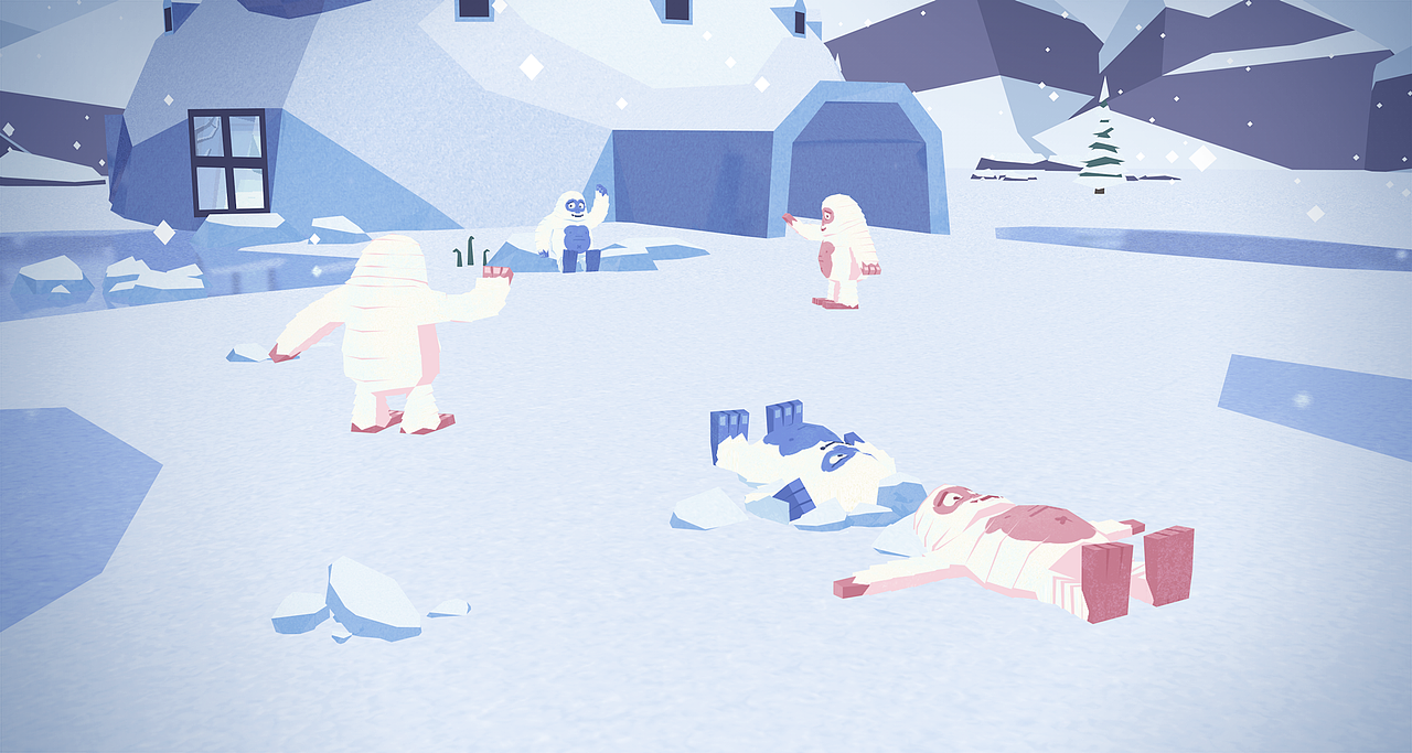 冰湖雪屋：3D仿2D移動VR互動應用demo（图ZMTI3NjY2NTY4） - VR设计 - 站酷设计师PEIYUNLI原创素材 - 站酷ZCOOL