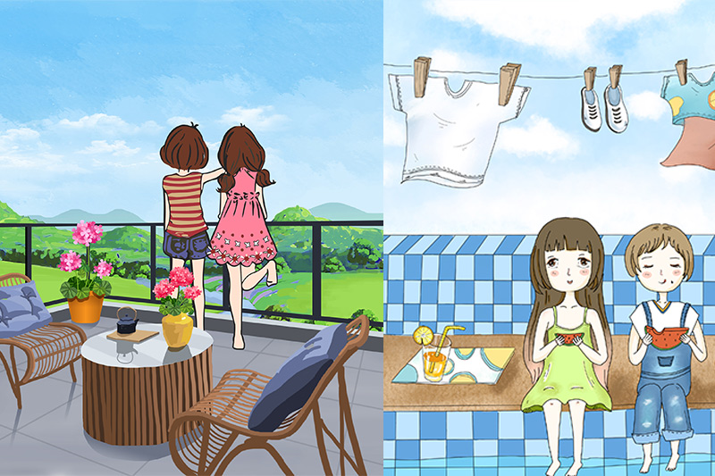 阳台装修|阳台很小,生活很大