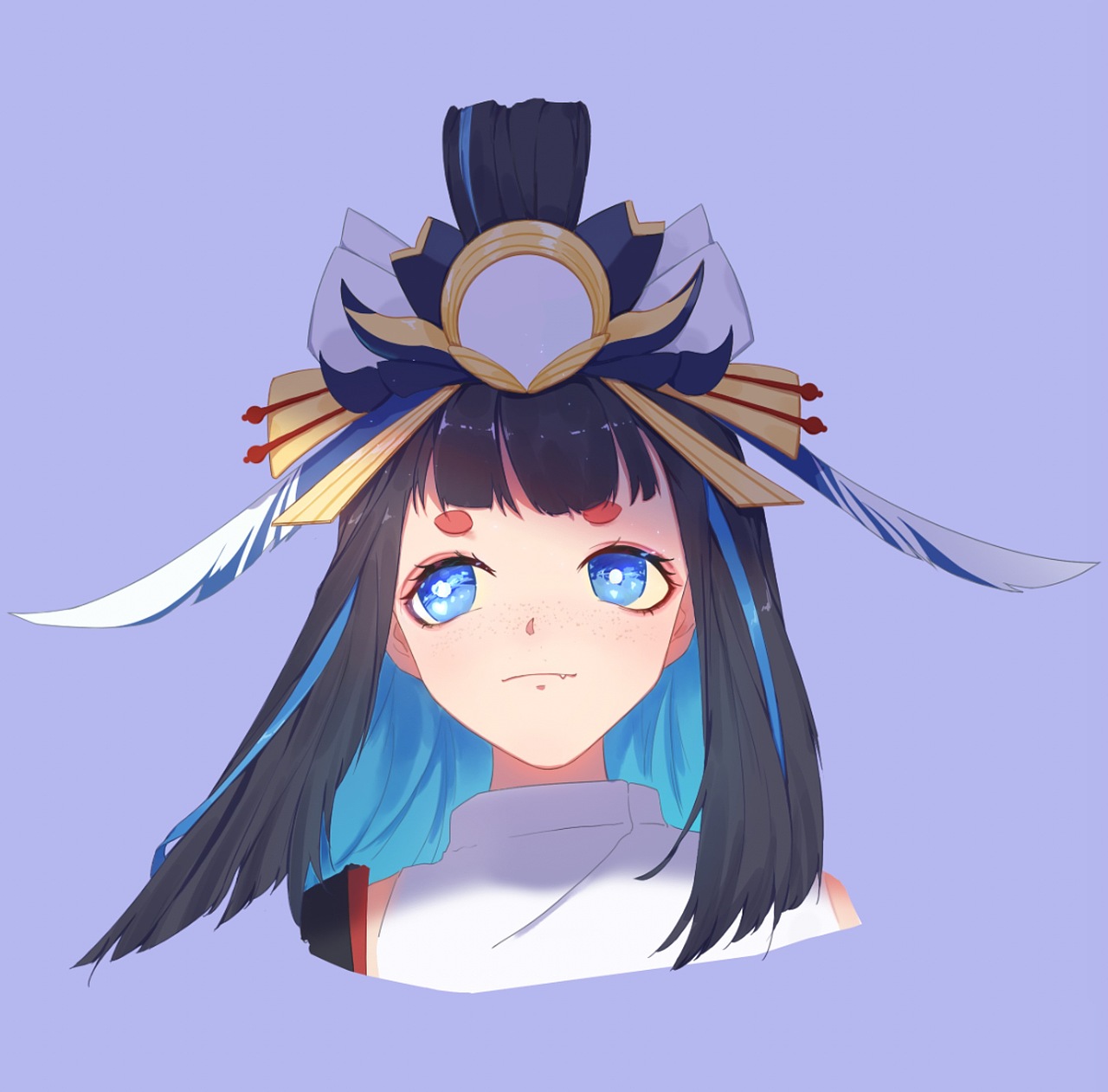 0举报收藏分享原创作品插画创作习作阴阳师傀儡师头像板绘同人hiruno