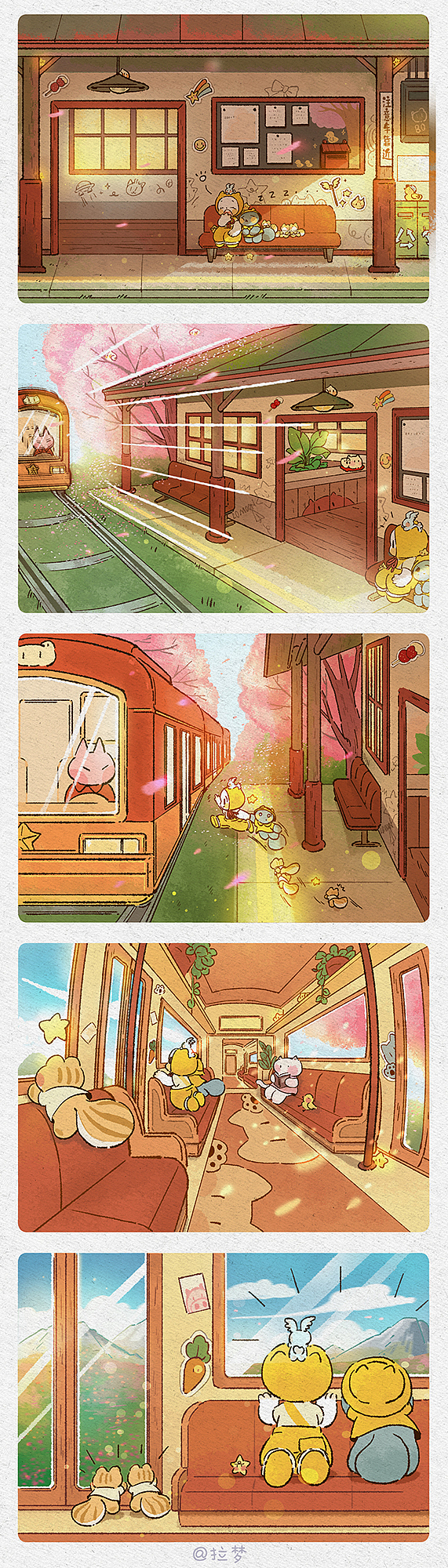 拉梦的世界-春天篇（图ZMjUyNjczNDgw） - 短篇/格漫 - 站酷设计师拉梦原创素材 - 站酷ZCOOL