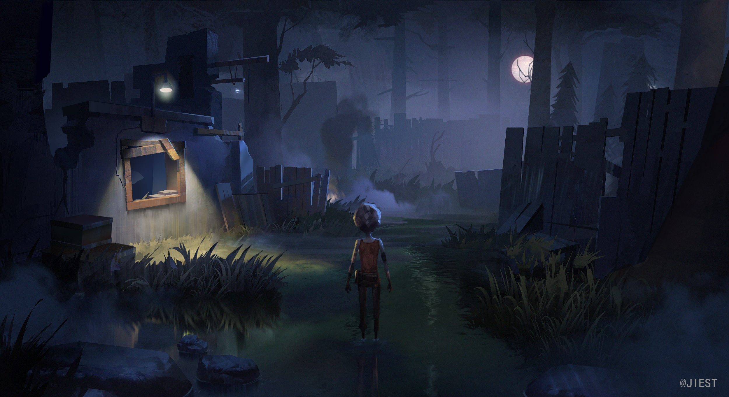 第五人格的部分场景概念图