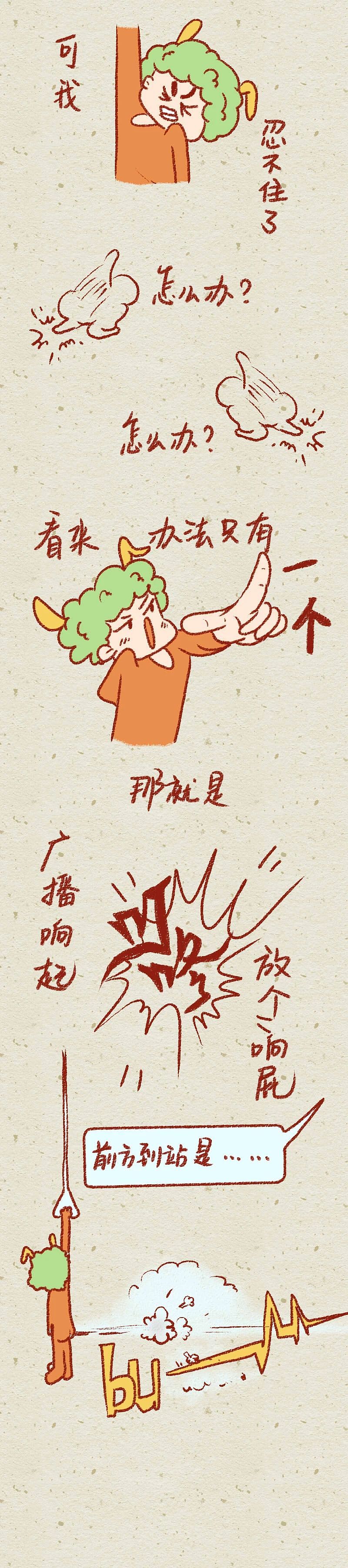 【社畜生活】第十二期我有一个响屁不知当放不当放（图ZMjE2OTY0NjI4） - 中/长篇漫画 - 站酷设计师吉昨仁JZR原创素材 - 站酷ZCOOL