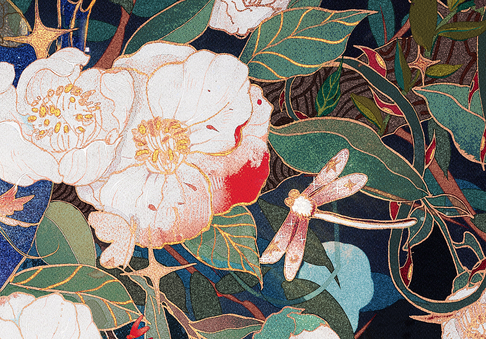 花与蛇（图ZMjIxMjk5NDI0） - 商业插画 - 站酷设计师芜意原创素材 - 站酷ZCOOL