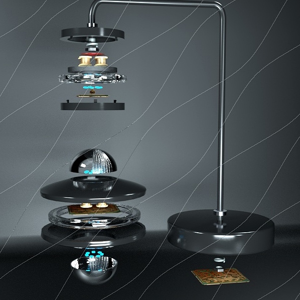 磁悬浮台灯设计
