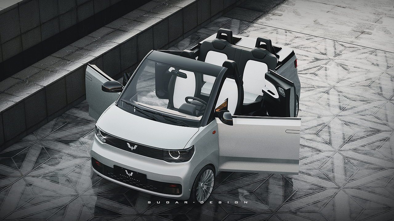 五菱宏光mini ev四座敞篷车新车预览