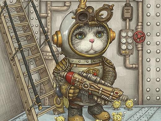 蒸汽工厂杀毒猫灰绿色特别版