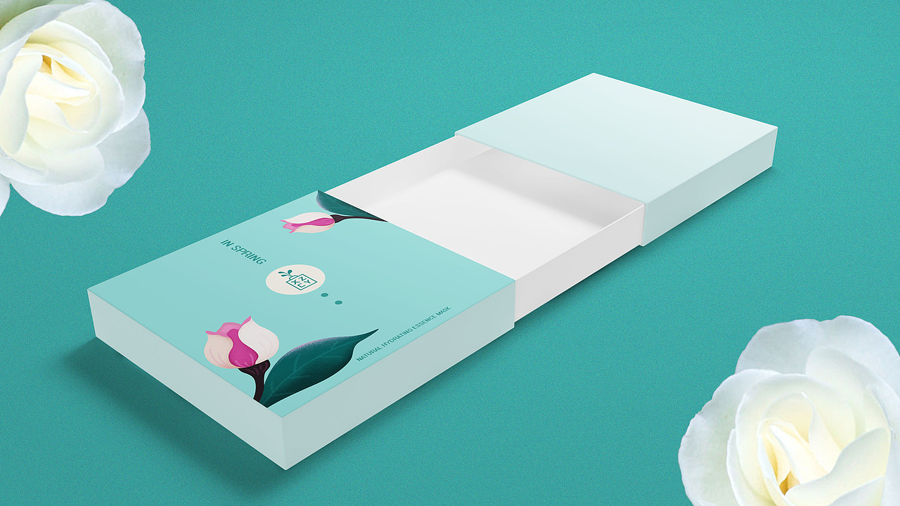 化妆品LOGO及包装设计 | 插画 手绘 清新