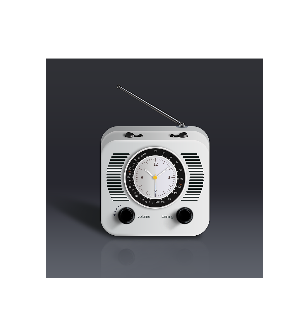 鼠绘写实-收音机