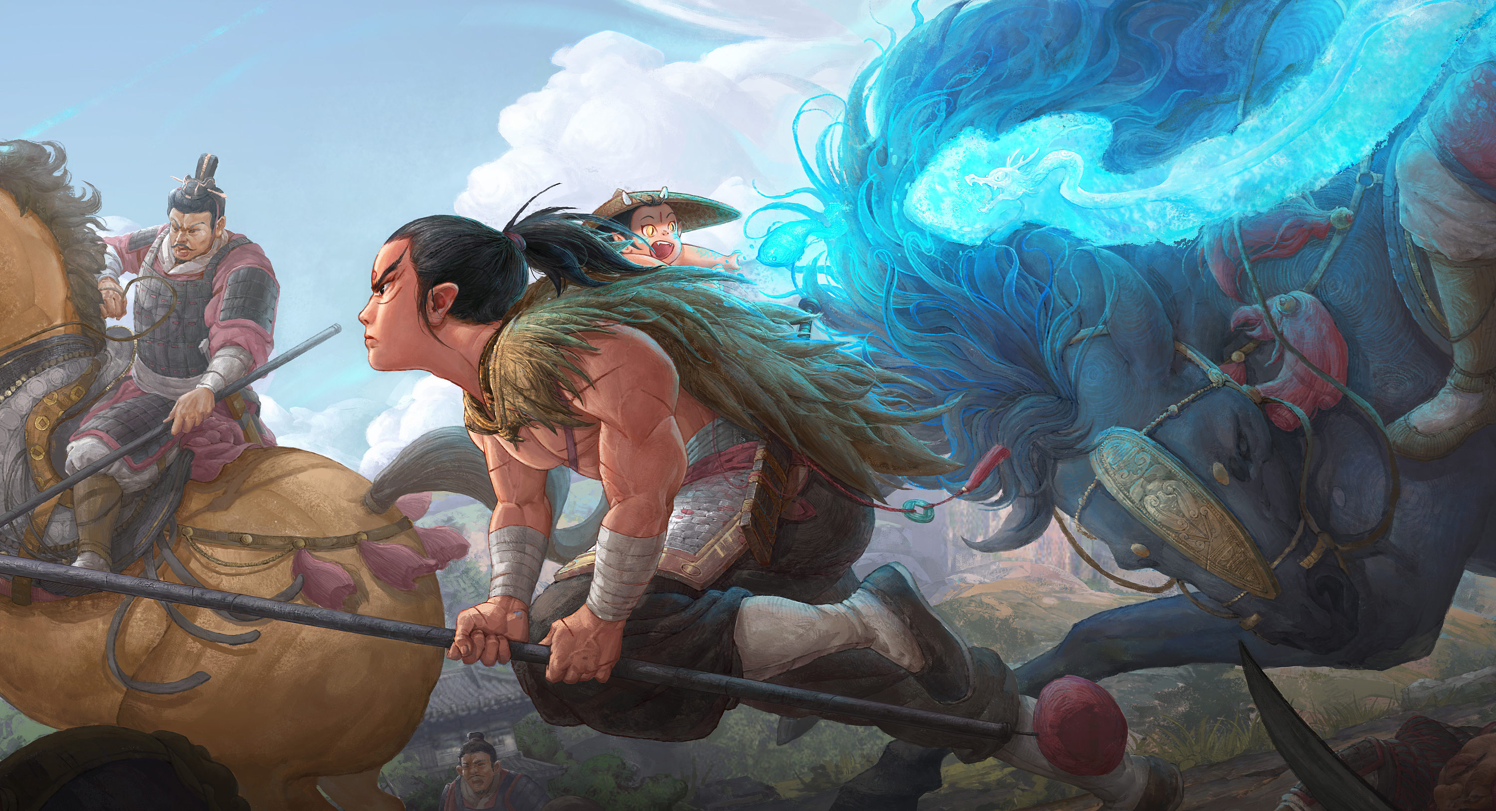 《楚歌》胜果|插画|游戏原画|徐子晖cicman - 原