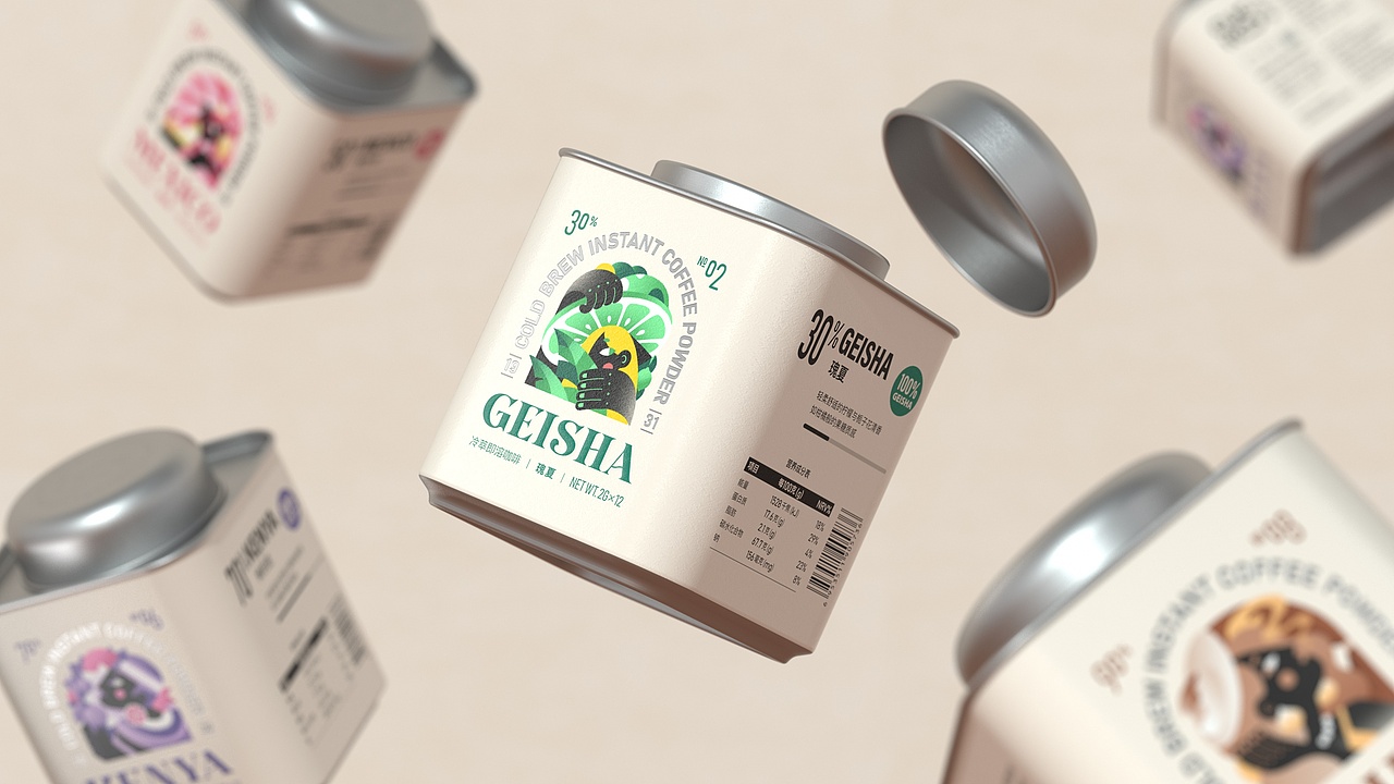 包装 | Cuckoo布谷茶咖系列包装 | 包装设计