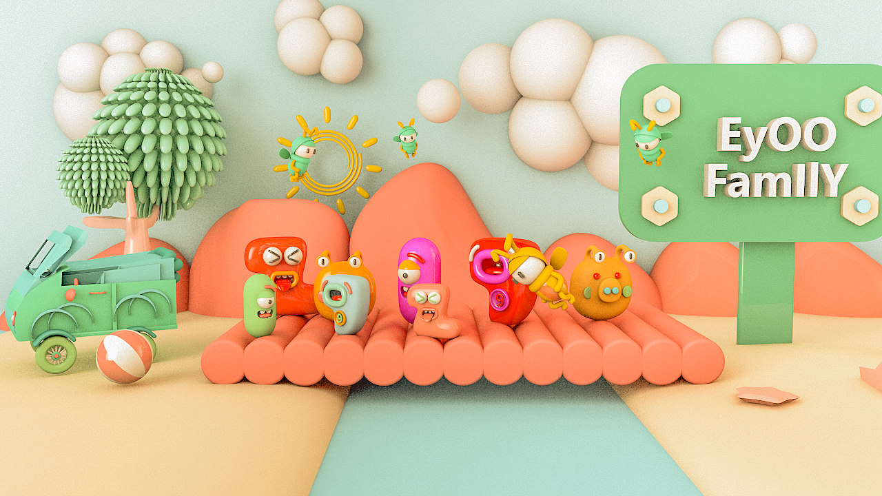 C4D小练习（图ZMjI5NDgwMDgw） - 其他 - 站酷设计师Emylr原创素材 - 站酷ZCOOL