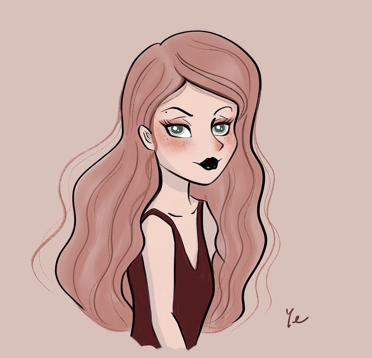 肖像|插画|概念设定|叶星妍_原创作品-站酷zcool