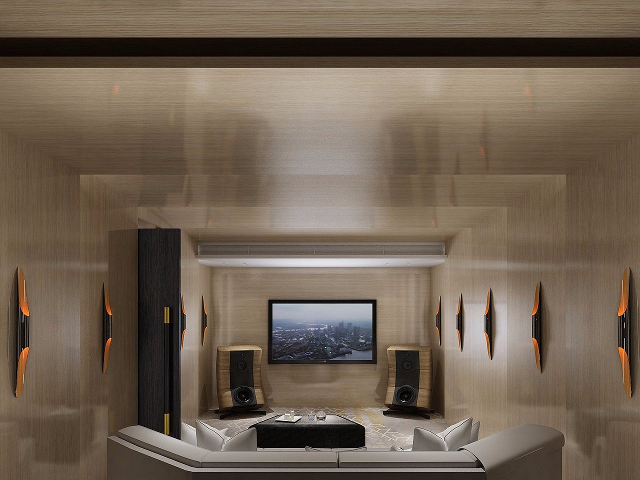 双湖花园三室两厅整体装修设计样板间-郑州装修活动