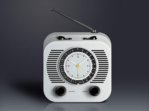 收音機（個人主頁-ZMjYzMzc5NDg=） - 圖標 - 站酷設(shè)計師米唐插畫設(shè)計原創(chuàng)素材 - 站酷ZCOOL