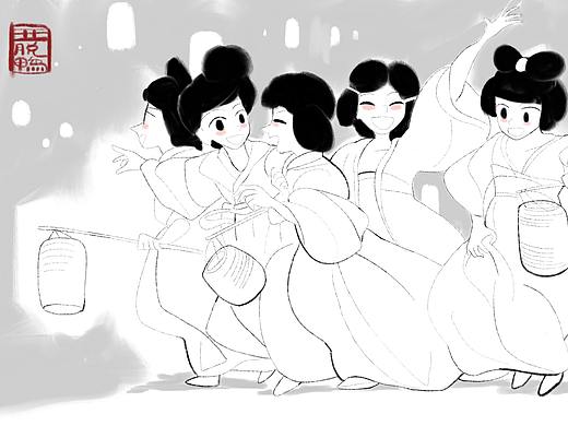 提燈娥-元宵節(jié)（個(gè)人主頁(yè)-ZNTA5NjkwNzI=） - 創(chuàng)作習(xí)作 - 站酷設(shè)計(jì)師西脫鴨原創(chuàng)素材 - 站酷ZCOOL