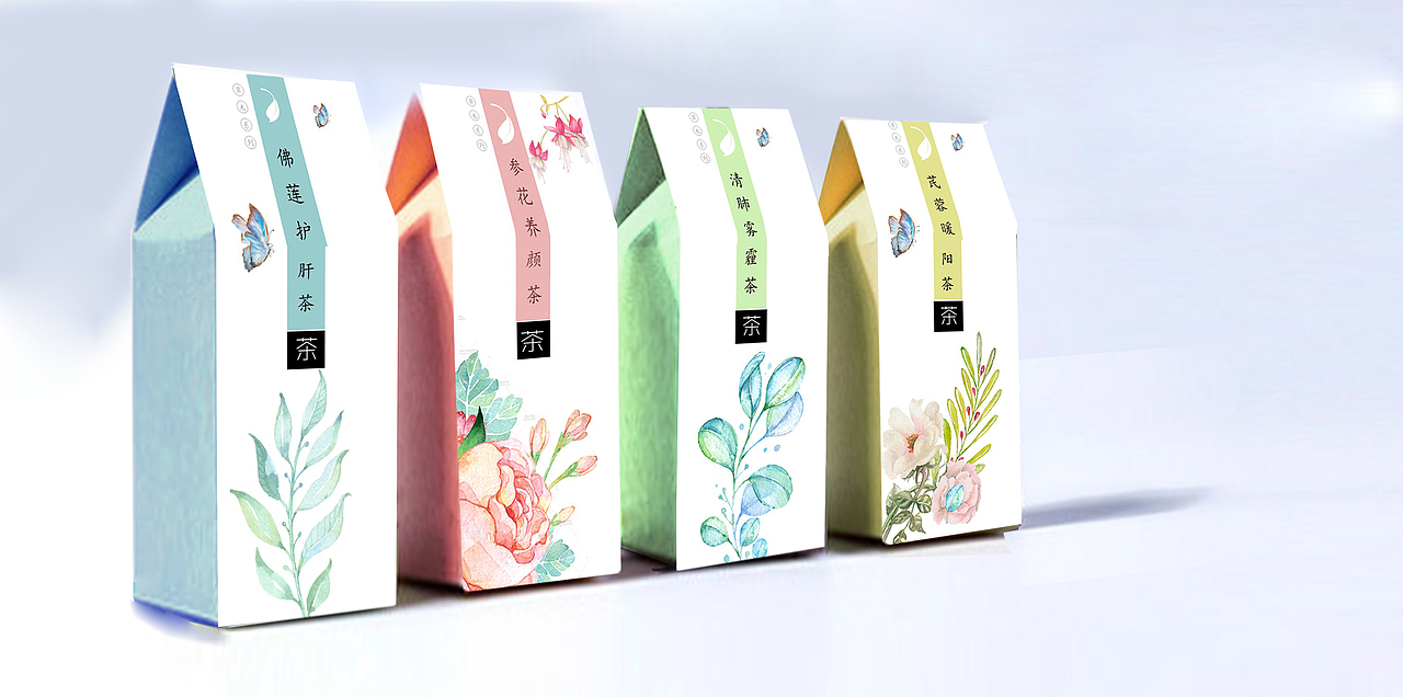 养生茶包装（图ZMTA3MDcyODcy） - 包装 - 站酷设计师米糕miss原创素材 - 站酷ZCOOL
