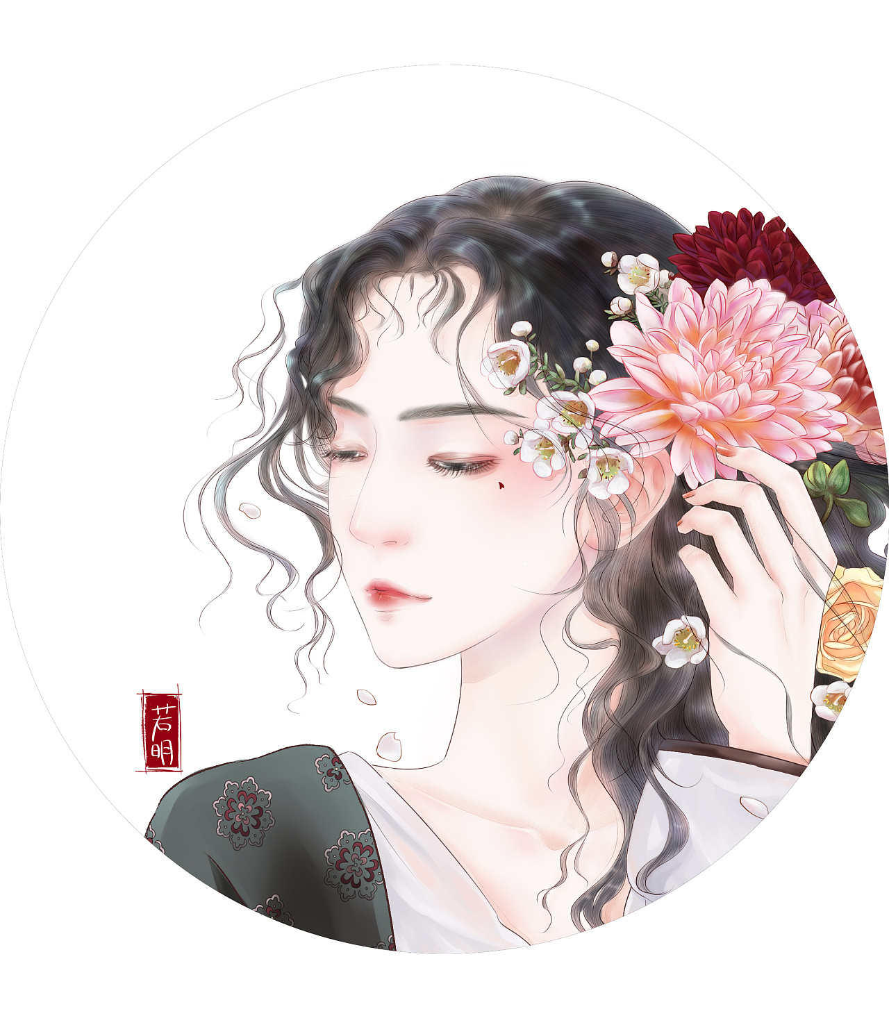 花拟人——大丽花