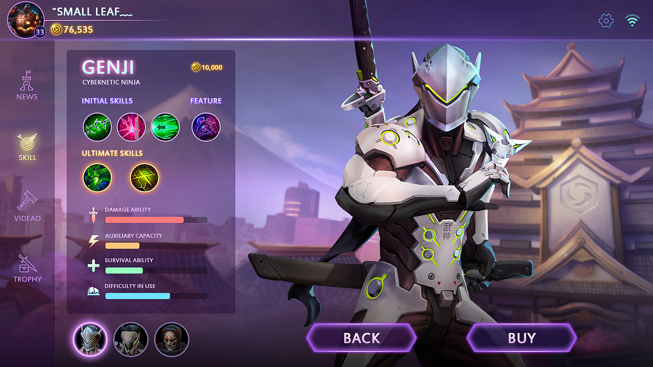 个人作品-《Heroes of the Storm》（2017）（图ZOTk1NTMyNzI=） - 游戏UI - 站酷设计师S_Leaf原创素材 - 站酷ZCOOL