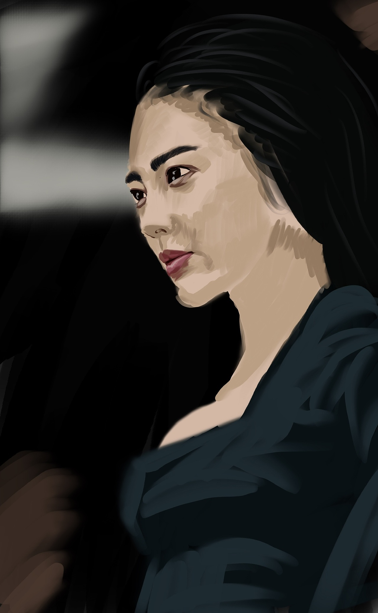 板绘人像过程（张雨绮）附带视频（图ZMTg5MjM3MjY4） - 商业插画 - 站酷设计师赵彦夫原创素材 - 站酷ZCOOL