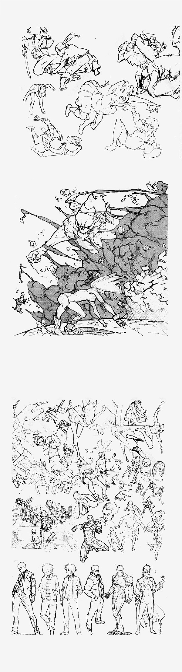 【参考素材】人体结构与角色设计参考（一）（图ZMTk1MjE1MjYw） - 艺术插画 - 站酷设计师星空漫画堂原创素材 - 站酷ZCOOL