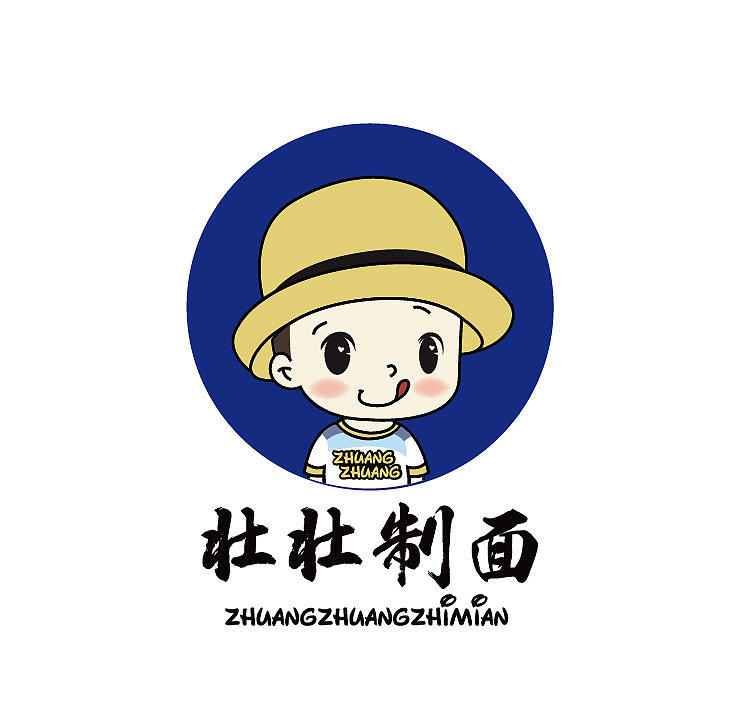 给一家日式拉面馆设计卡通形象logo