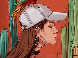 画个漂亮的小姐姐