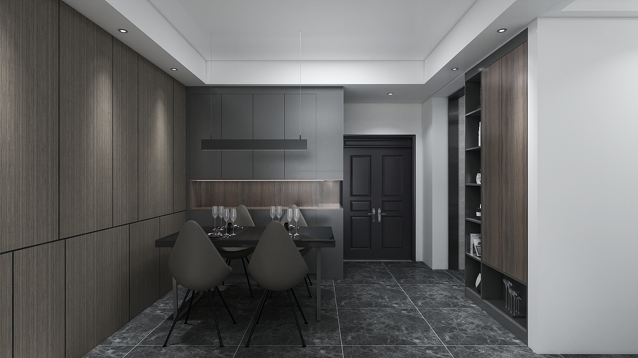 现代小三居（图ZMjIwNDA2NTky） - 家装设计 - 站酷设计师萌萌阳原创素材 - 站酷ZCOOL