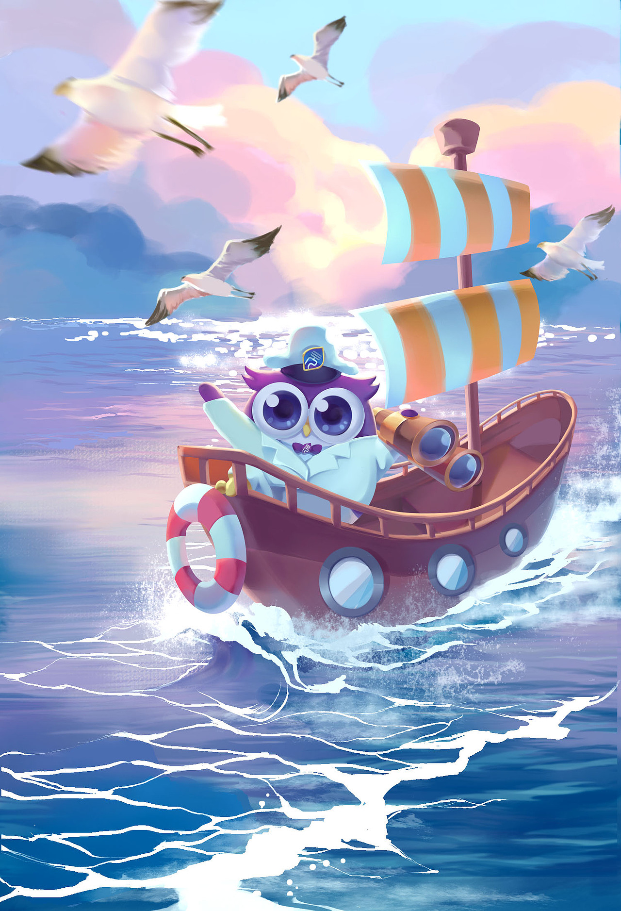 航海插画海报（图ZMjc3NDI0NjU2） - 商业插画 - 站酷设计师Ya果子原创素材 - 站酷ZCOOL
