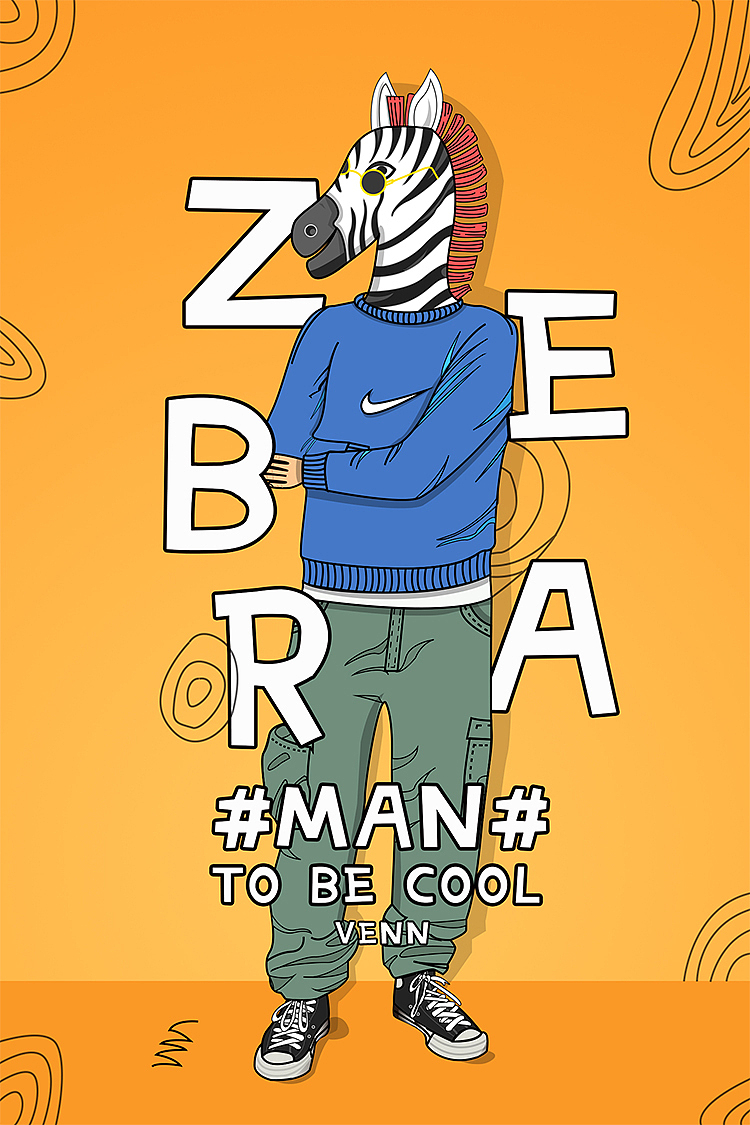 ZEBRA MAN（圖ZMTA5OTI2NzI4） - 創(chuàng)作習(xí)作 - 站酷設(shè)計(jì)師真阿銘原創(chuàng)素材 - 站酷ZCOOL